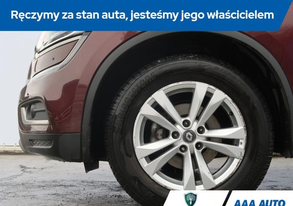Renault Koleos cena 76000 przebieg: 87539, rok produkcji 2017 z Brzeziny małe 211